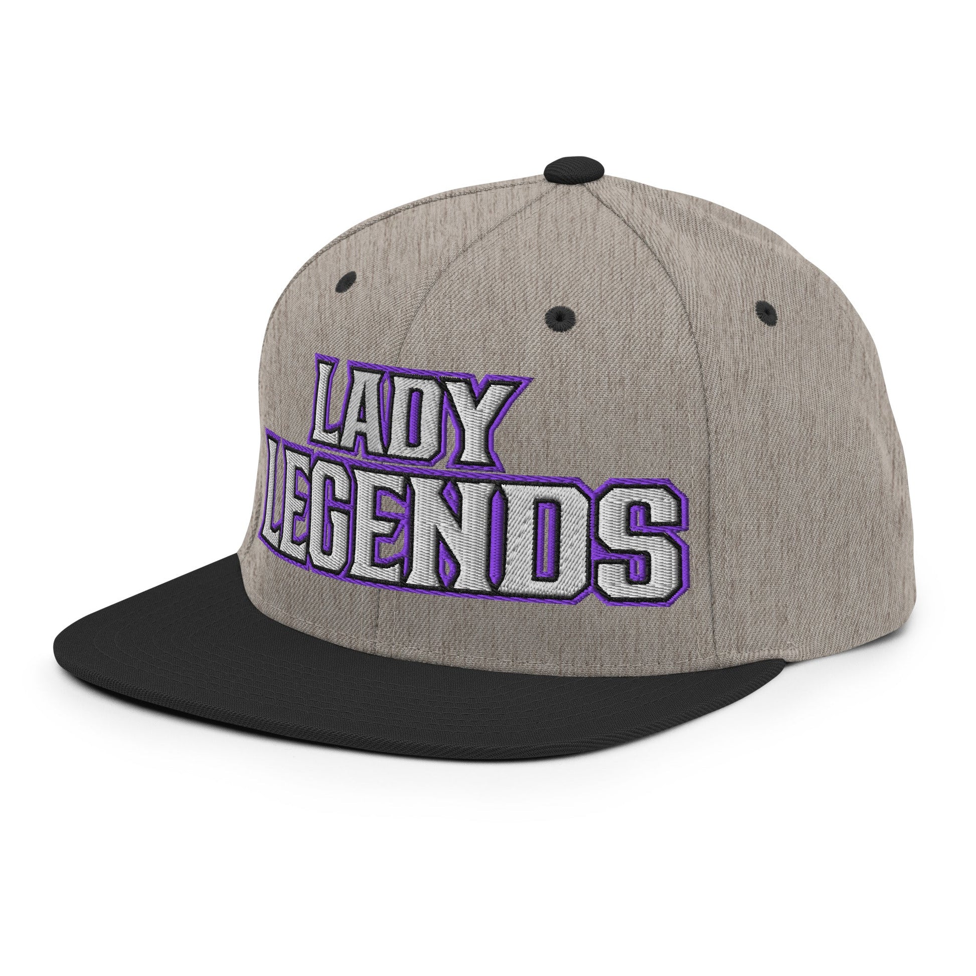 Snapback Hat | Lady Legends Volleyball | Script Logo