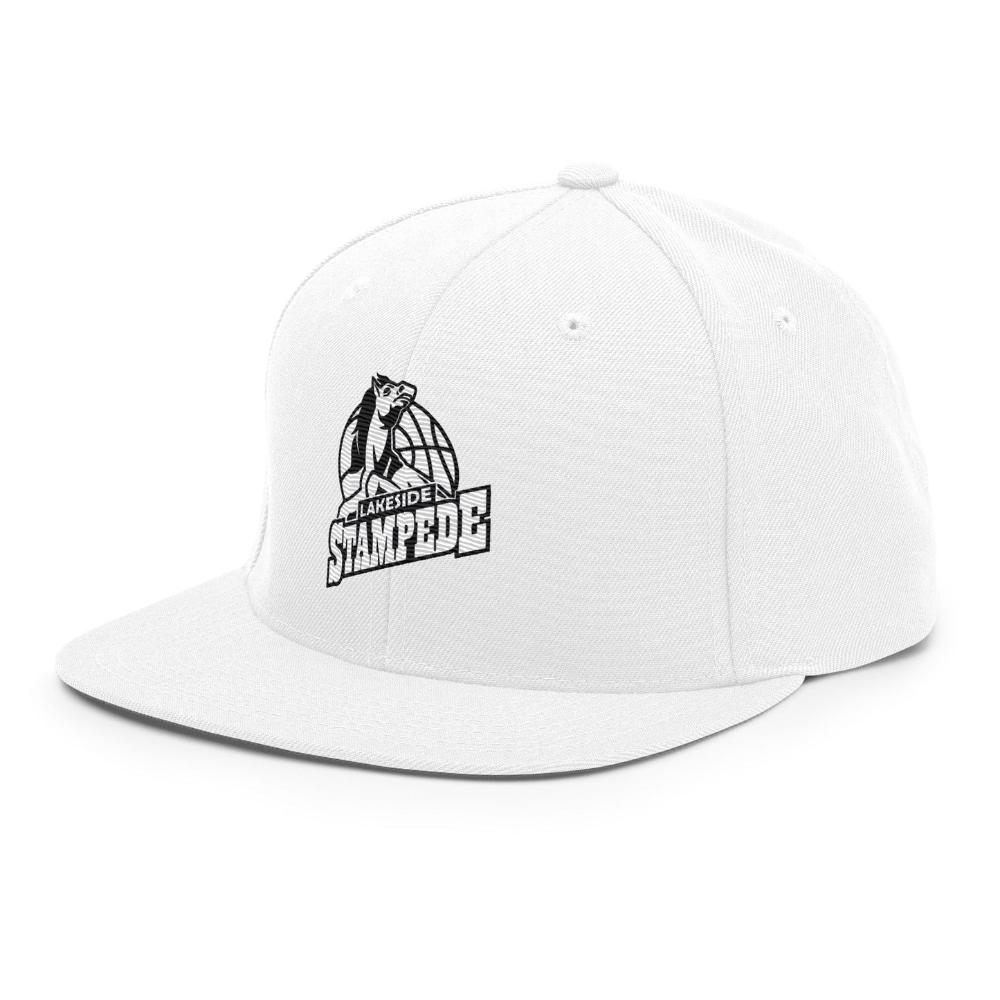 Snapback Hat | Lakeside Stampede | Basketball Mascot Logo