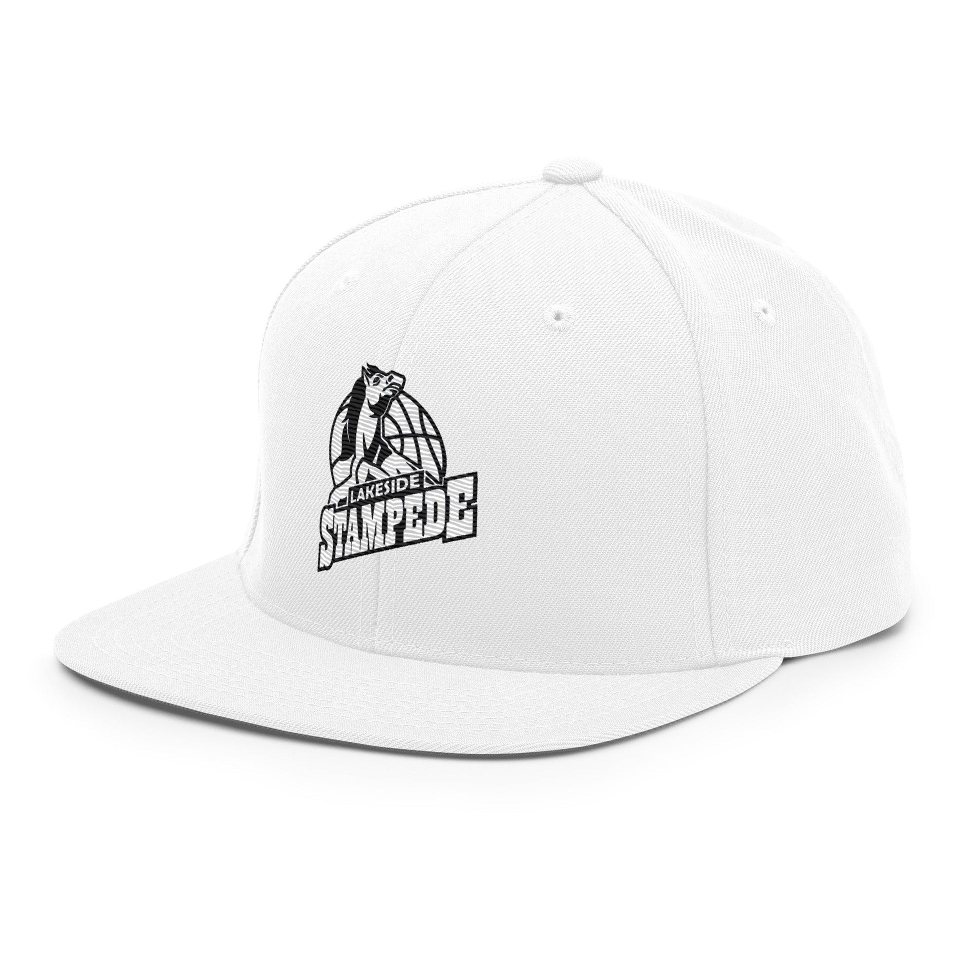 Snapback Hat | Lakeside Stampede | Basketball Mascot Logo