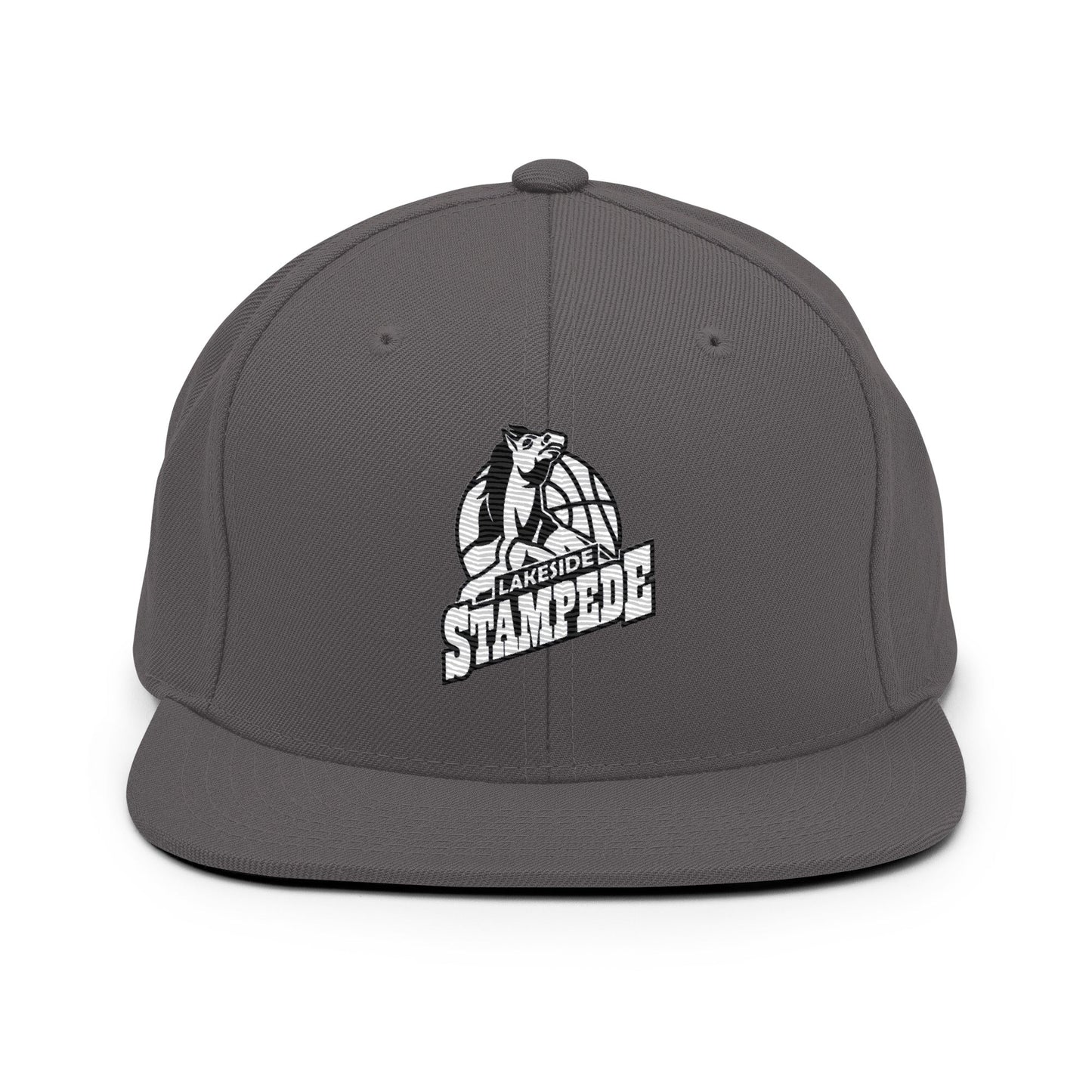 Snapback Hat | Lakeside Stampede | Basketball Mascot Logo