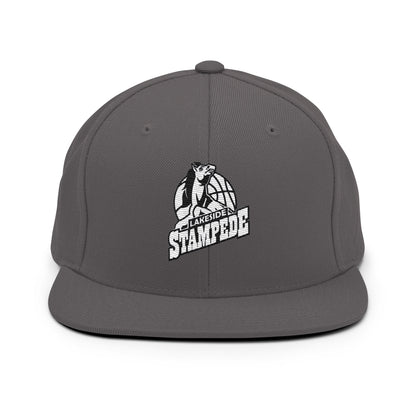 Snapback Hat | Lakeside Stampede | Basketball Mascot Logo