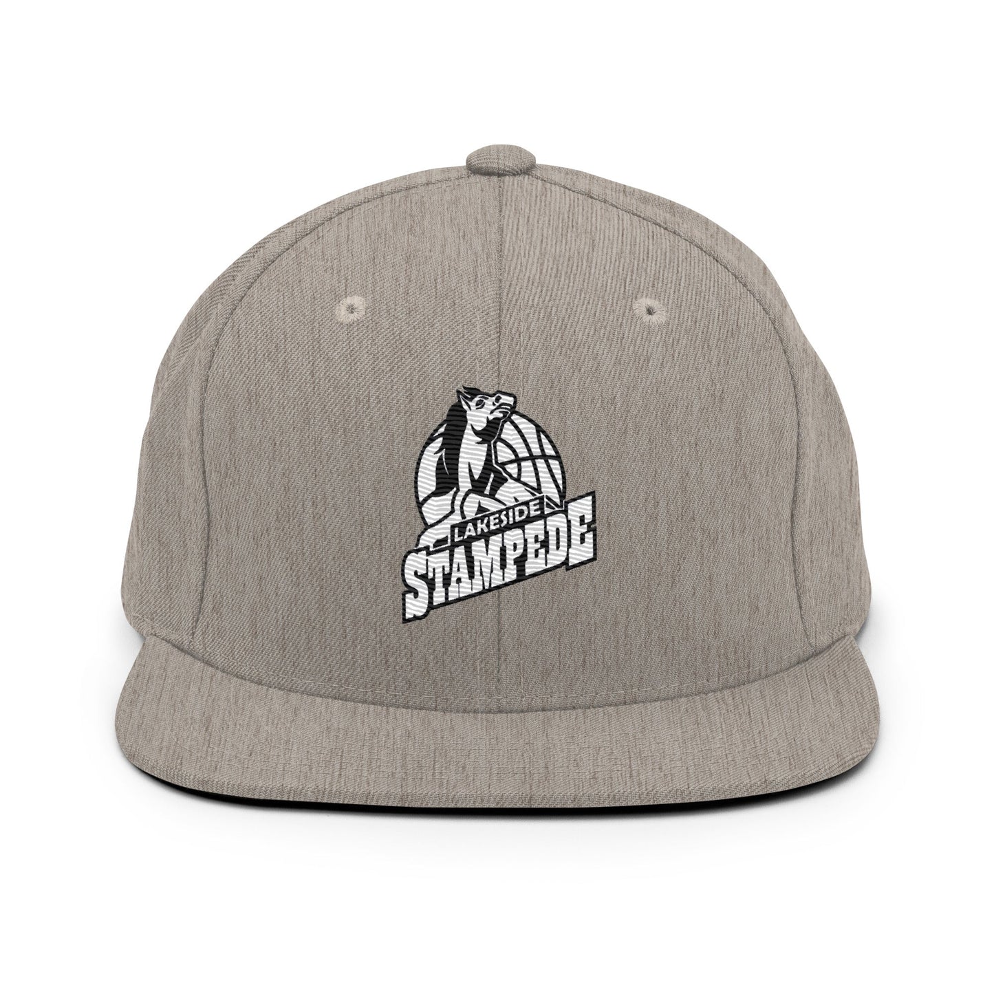 Snapback Hat | Lakeside Stampede | Basketball Mascot Logo