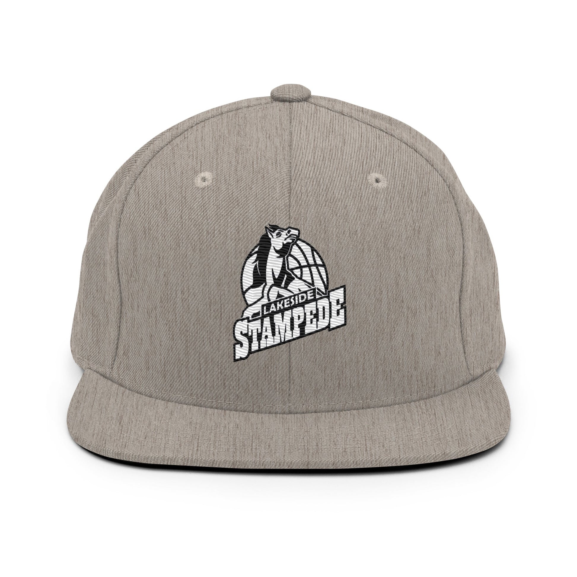 Snapback Hat | Lakeside Stampede | Basketball Mascot Logo
