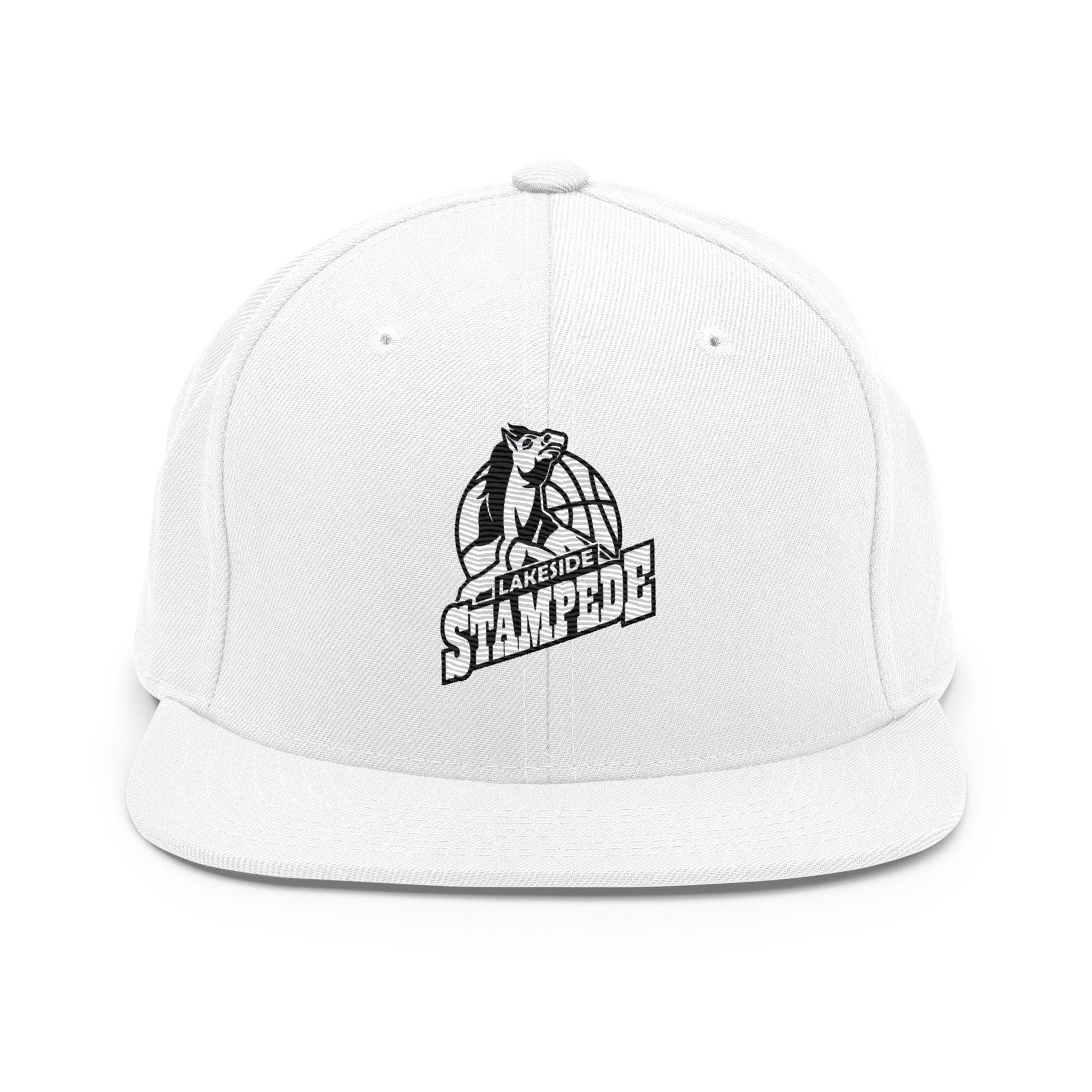 Snapback Hat | Lakeside Stampede | Basketball Mascot Logo