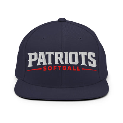 Snapback Hat | LFMS Athletics | Patriots Softball Logo