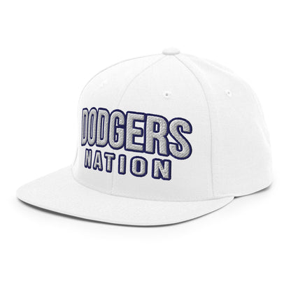 Snapback Hat | LI Dodgers Nation | Varsity Crest Logo