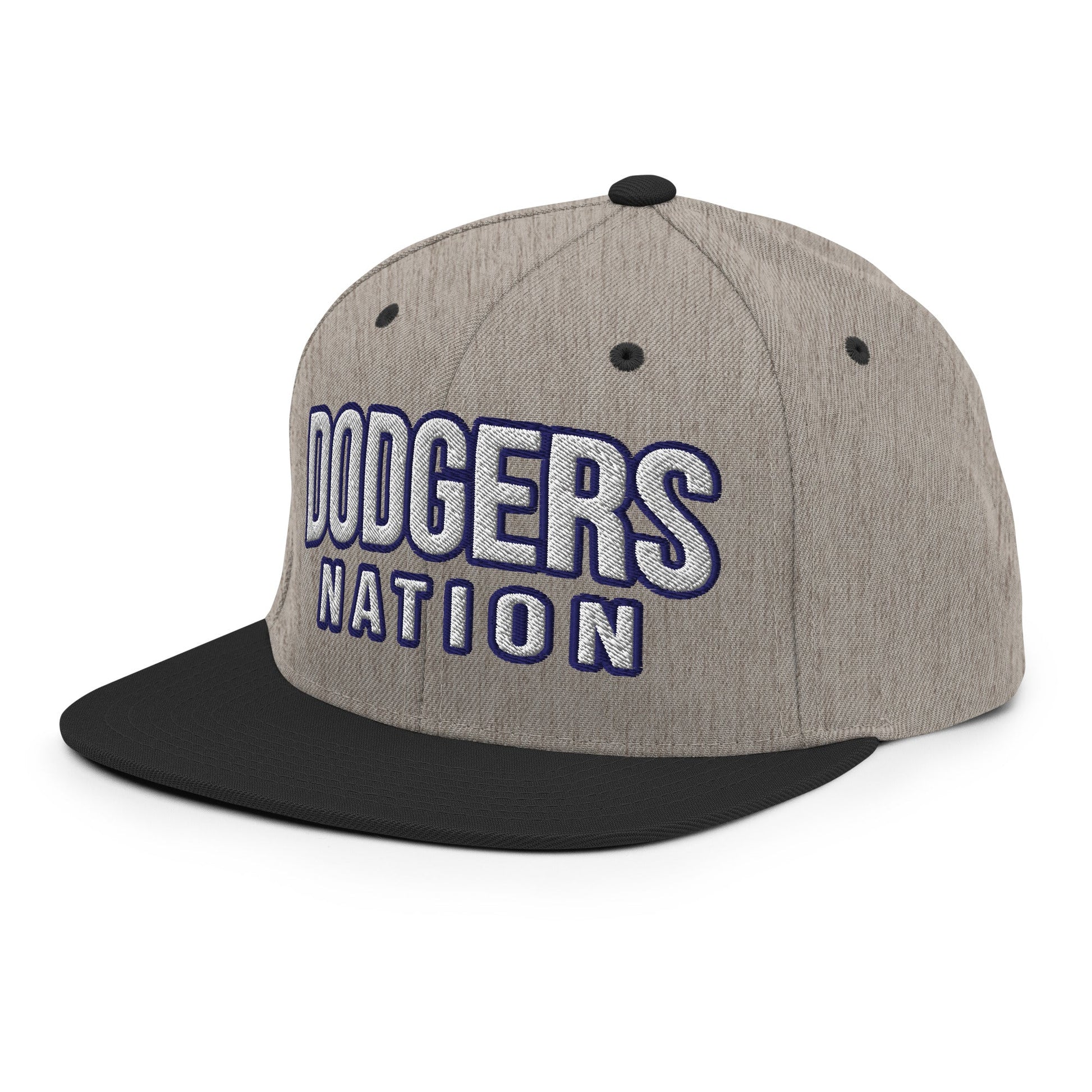 Snapback Hat | LI Dodgers Nation | Varsity Crest Logo