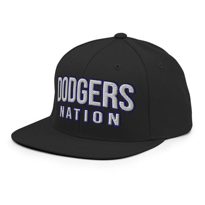 Snapback Hat | LI Dodgers Nation | Varsity Crest Logo