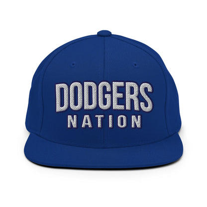 Snapback Hat | LI Dodgers Nation | Varsity Crest Logo