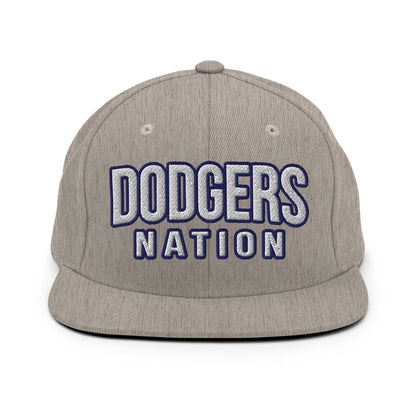 Snapback Hat | LI Dodgers Nation | Varsity Crest Logo