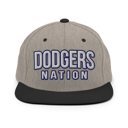 Snapback Hat | LI Dodgers Nation | Varsity Crest Logo