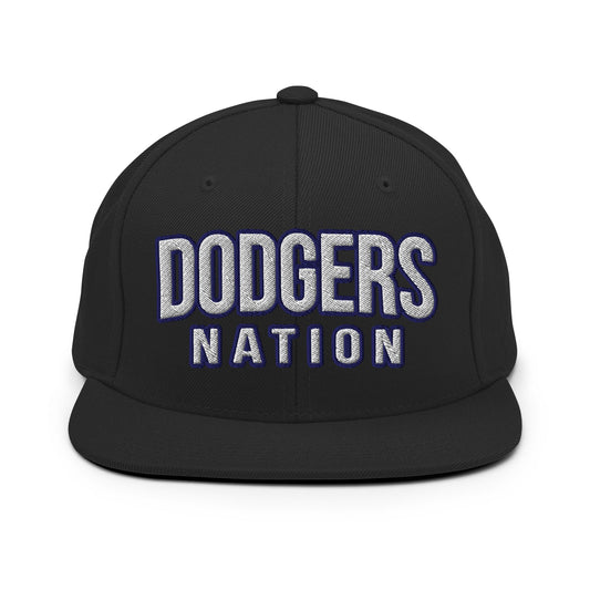 Snapback Hat | LI Dodgers Nation | Varsity Crest Logo