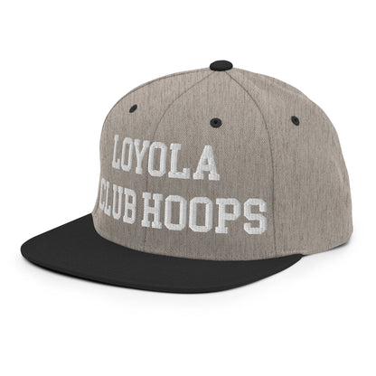 Snapback Hat | Loyola MD Club Basketball | Hoops Logo