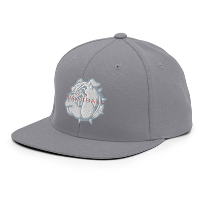 Snapback Hat | Lynn English Cheerleading | Bulldogs Basketball Logo