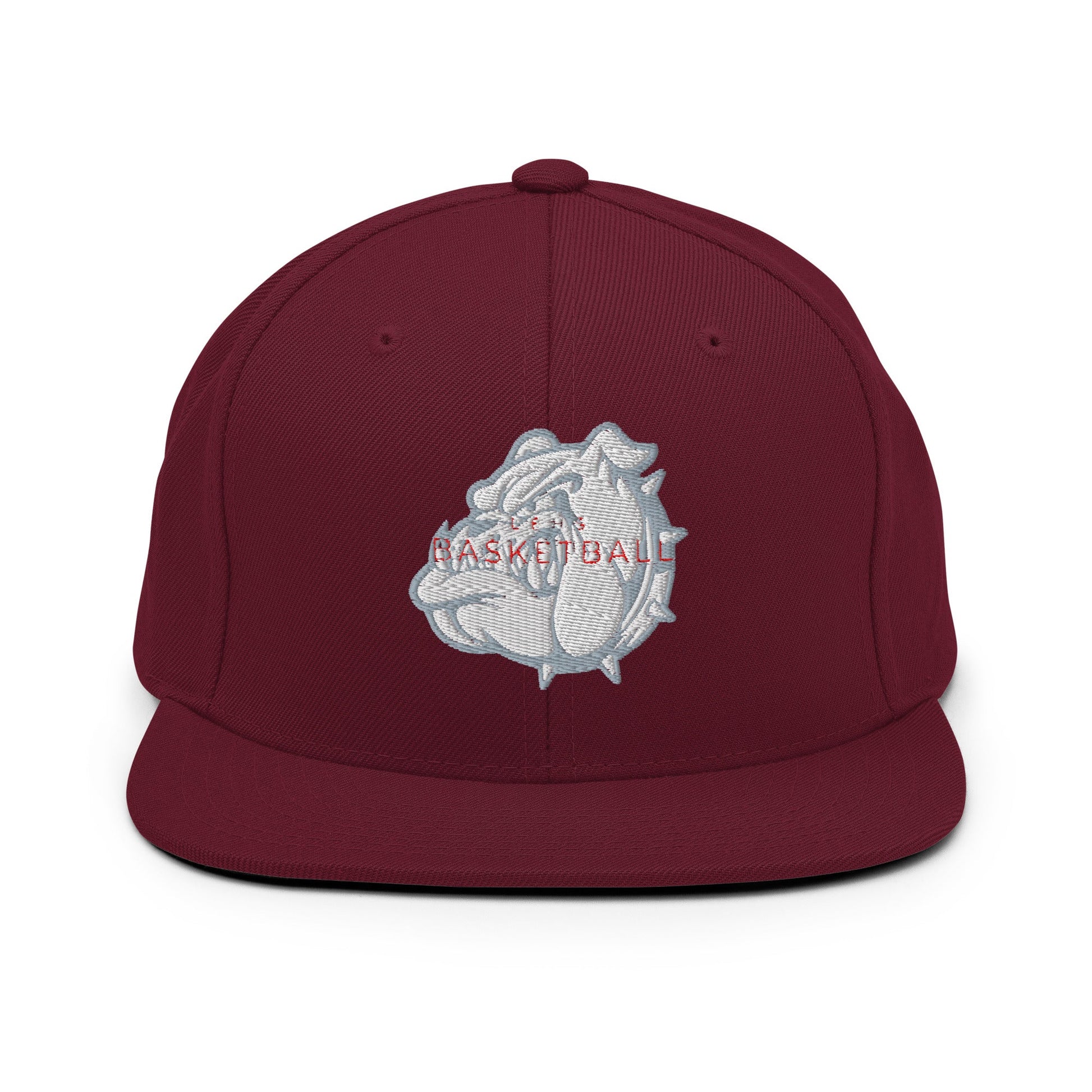 Snapback Hat | Lynn English Cheerleading | Bulldogs Basketball Logo