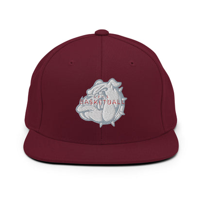 Snapback Hat | Lynn English Cheerleading | Bulldogs Basketball Logo