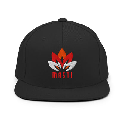 Snapback Hat | MASTI | Lotus Logo