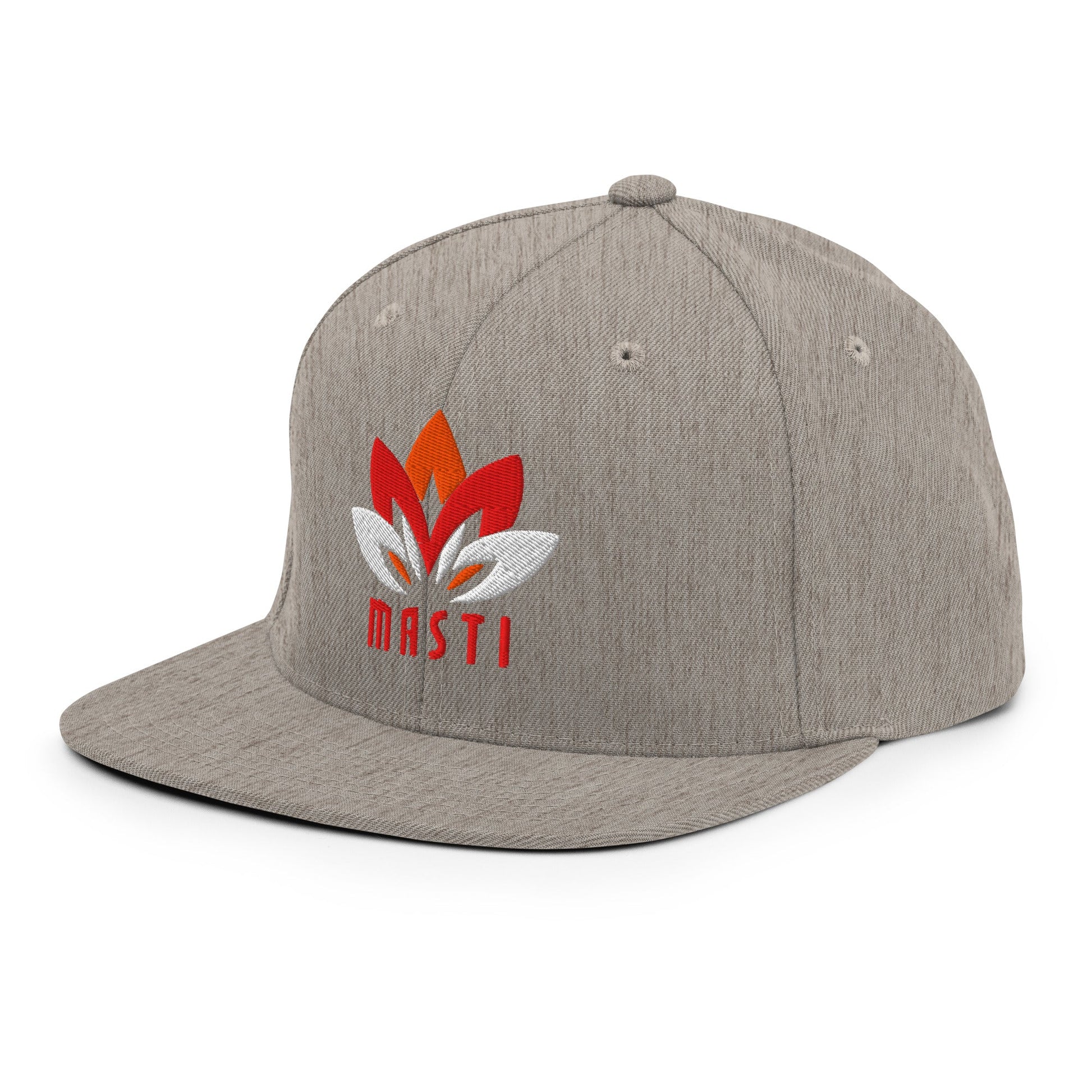Snapback Hat | MASTI | Lotus Logo