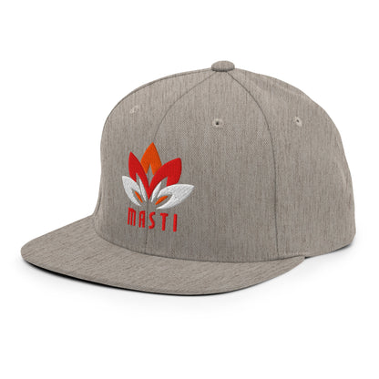 Snapback Hat | MASTI | Lotus Logo