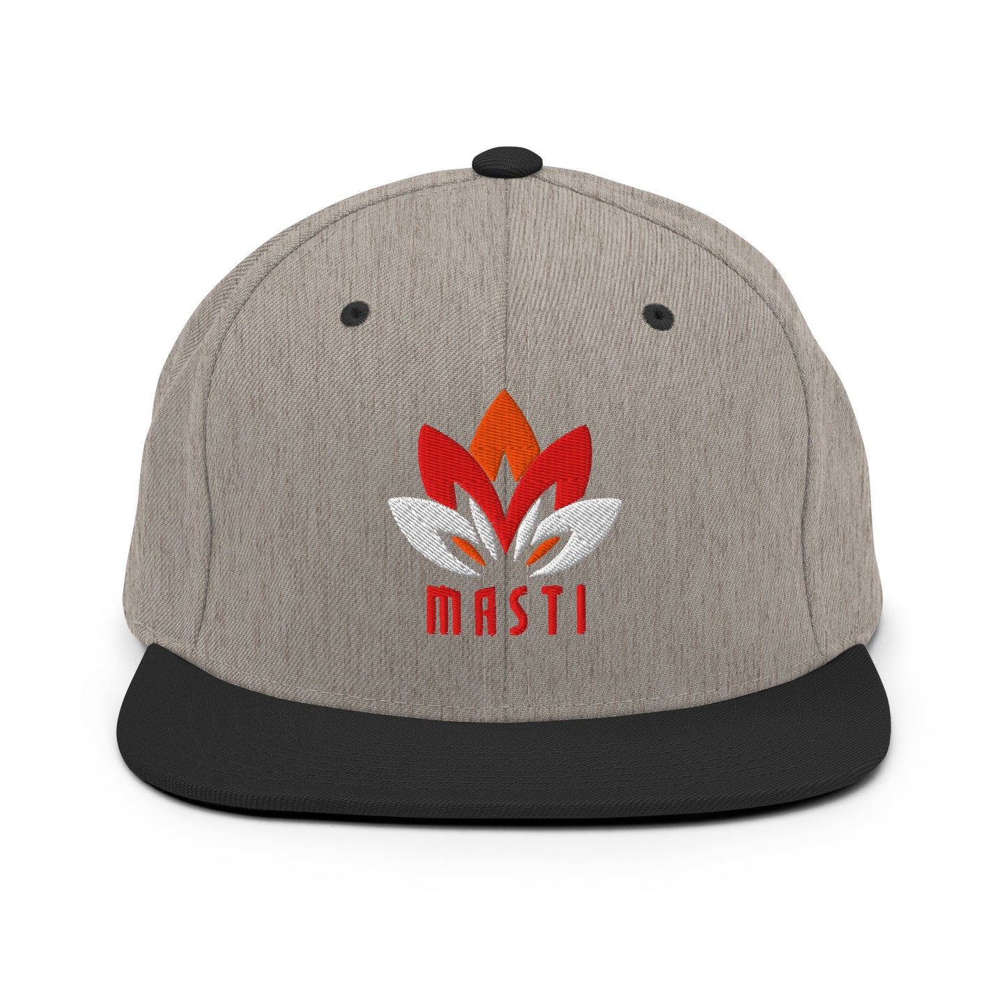 Snapback Hat | MASTI | Lotus Logo