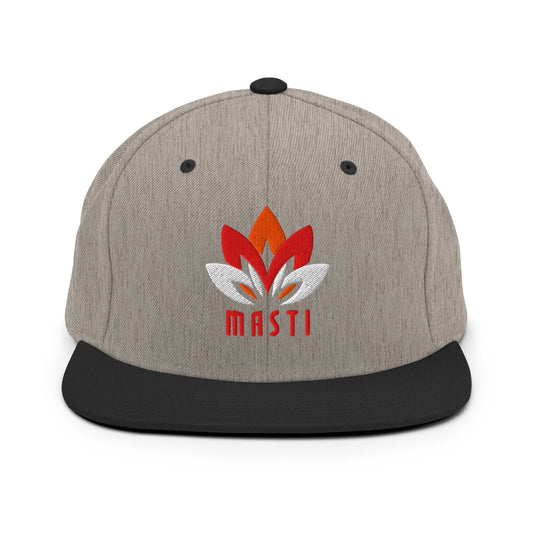Snapback Hat | MASTI | Lotus Logo