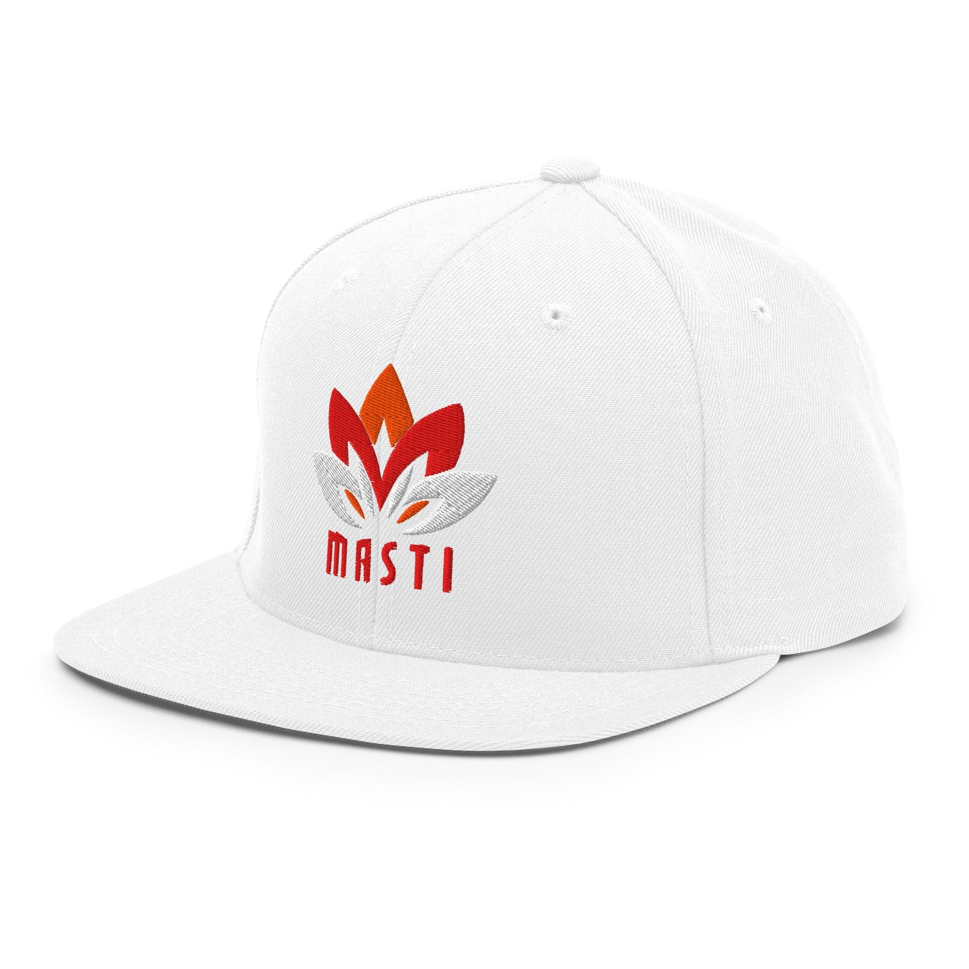 Snapback Hat | MASTI | Lotus Logo