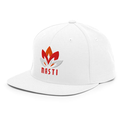 Snapback Hat | MASTI | Lotus Logo