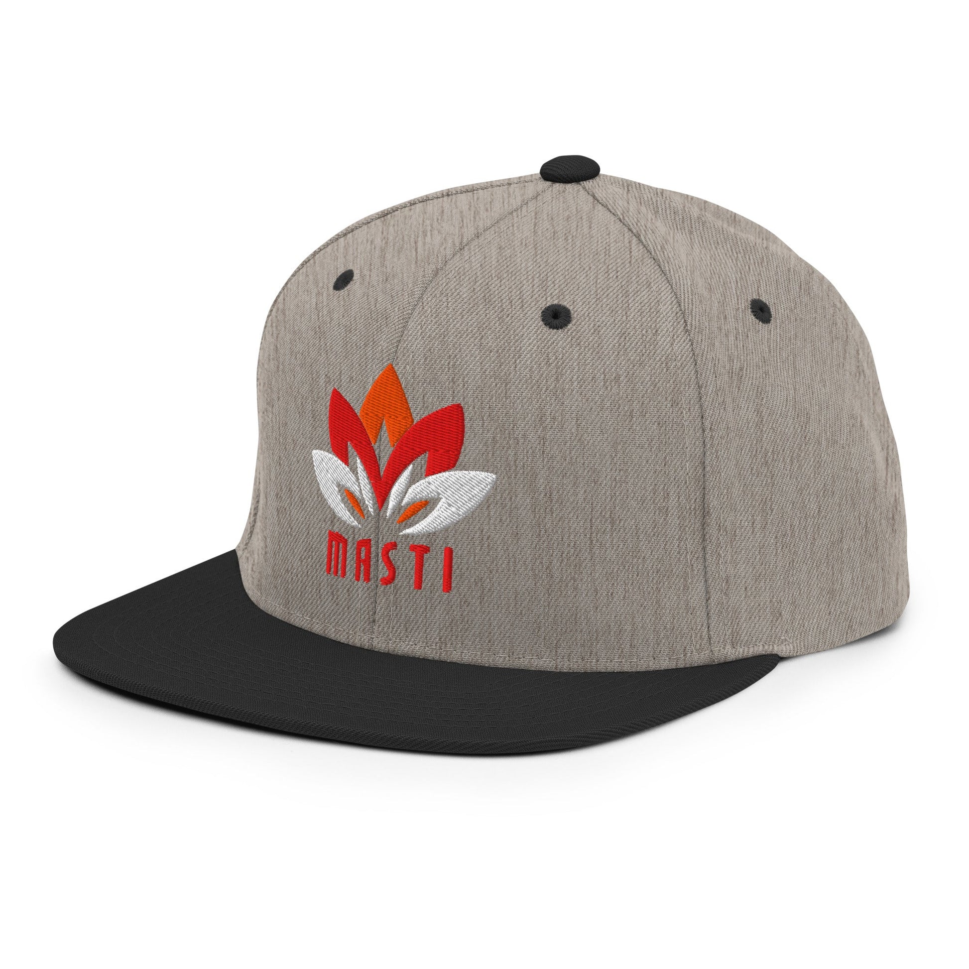 Snapback Hat | MASTI | Lotus Logo