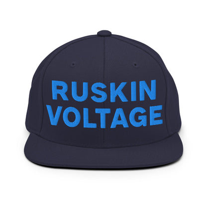 Snapback Hat | Maximum Voltage Athletics District | Hoop Crest Logo