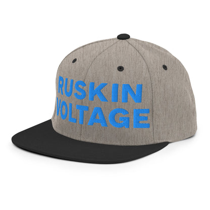 Snapback Hat | Maximum Voltage Athletics District | Hoop Crest Logo