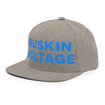 Snapback Hat | Maximum Voltage Athletics District | Hoop Crest Logo