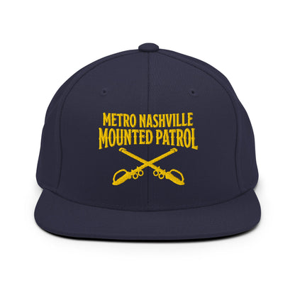 Snapback Hat | Metro Nashville Police Department Horse Mounted Patrol | Crest Logo