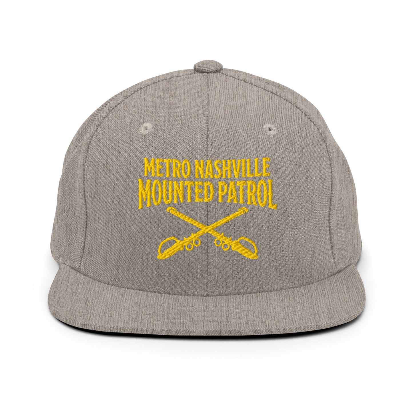Snapback Hat | Metro Nashville Police Department Horse Mounted Patrol | Crest Logo