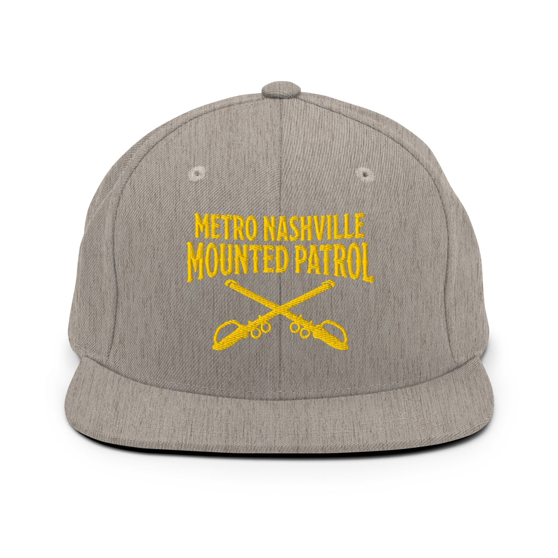 Snapback Hat | Metro Nashville Police Department Horse Mounted Patrol | Crest Logo