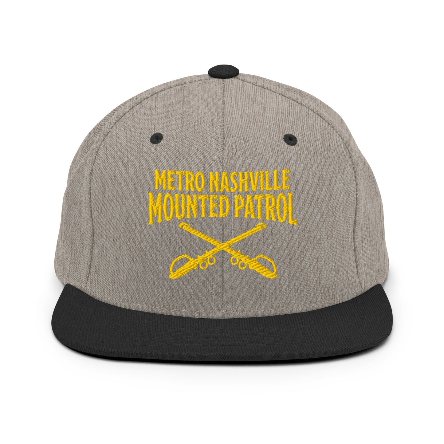 Snapback Hat | Metro Nashville Police Department Horse Mounted Patrol | Crest Logo