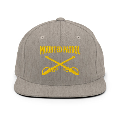 Snapback Hat | Metro Nashville Police Department Horse Mounted Patrol | Sabres Logo