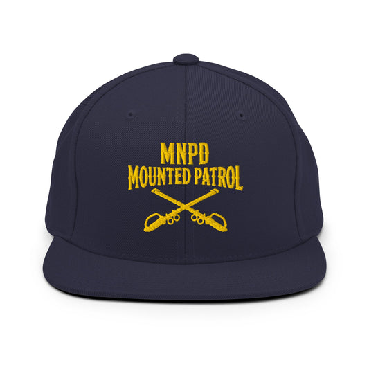 Snapback Hat | Metro Nashville Police Department Horse Mounted Patrol | Sabres MNPD Logo