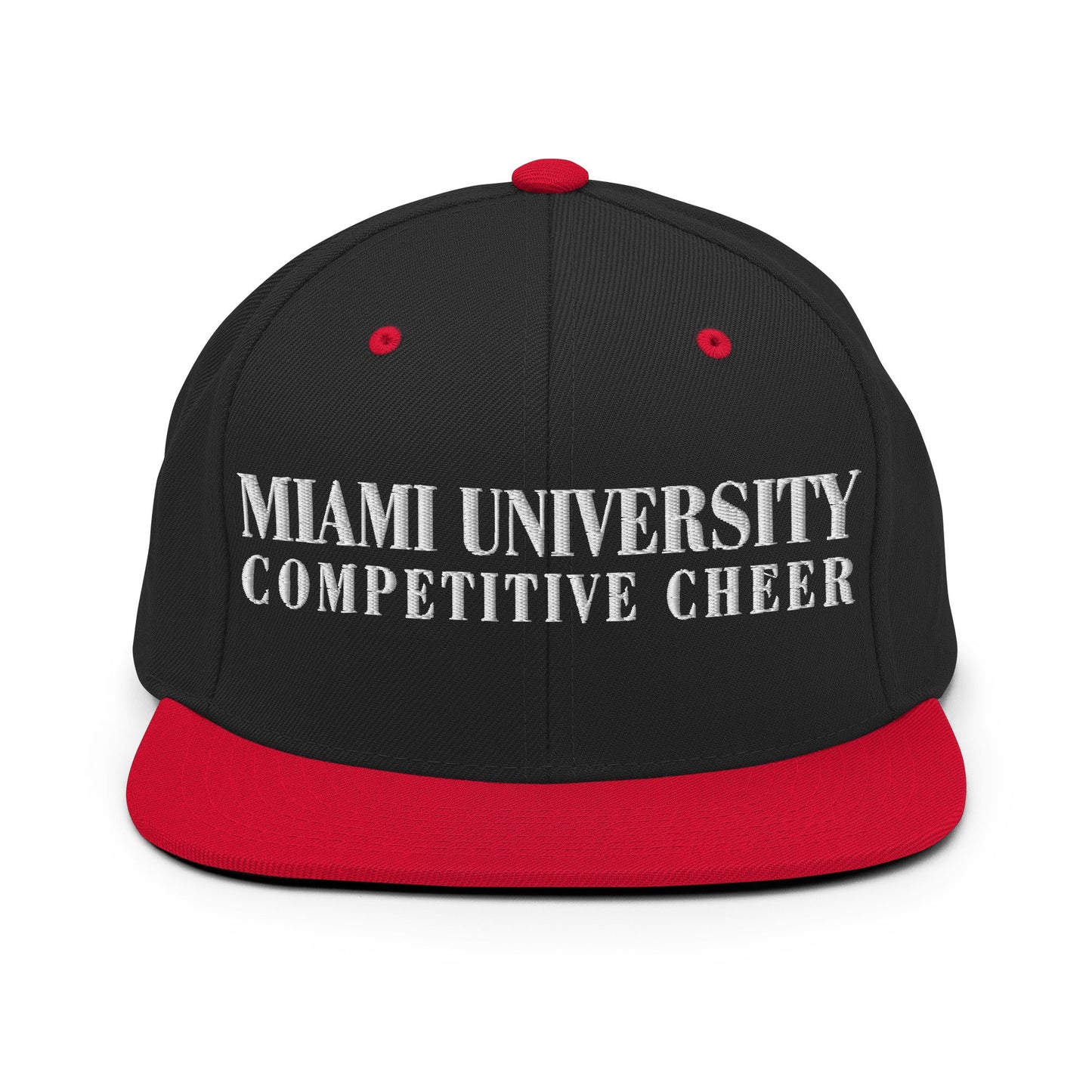 Snapback Hat | Miami University Competitive Cheer Team | Alt Logo 2