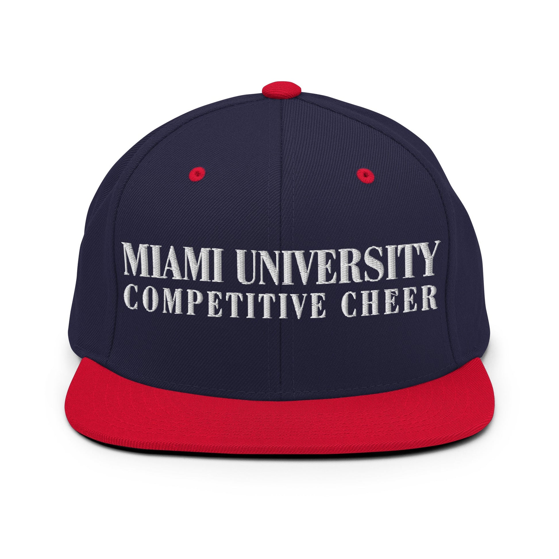 Snapback Hat | Miami University Competitive Cheer Team | Alt Logo 2