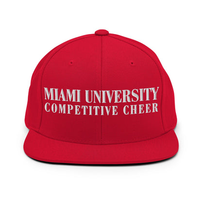 Snapback Hat | Miami University Competitive Cheer Team | Alt Logo 2