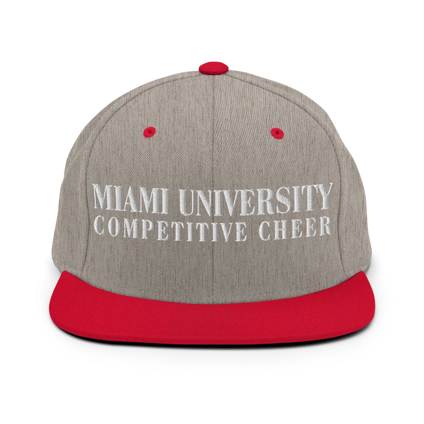 Snapback Hat | Miami University Competitive Cheer Team | Alt Logo 2