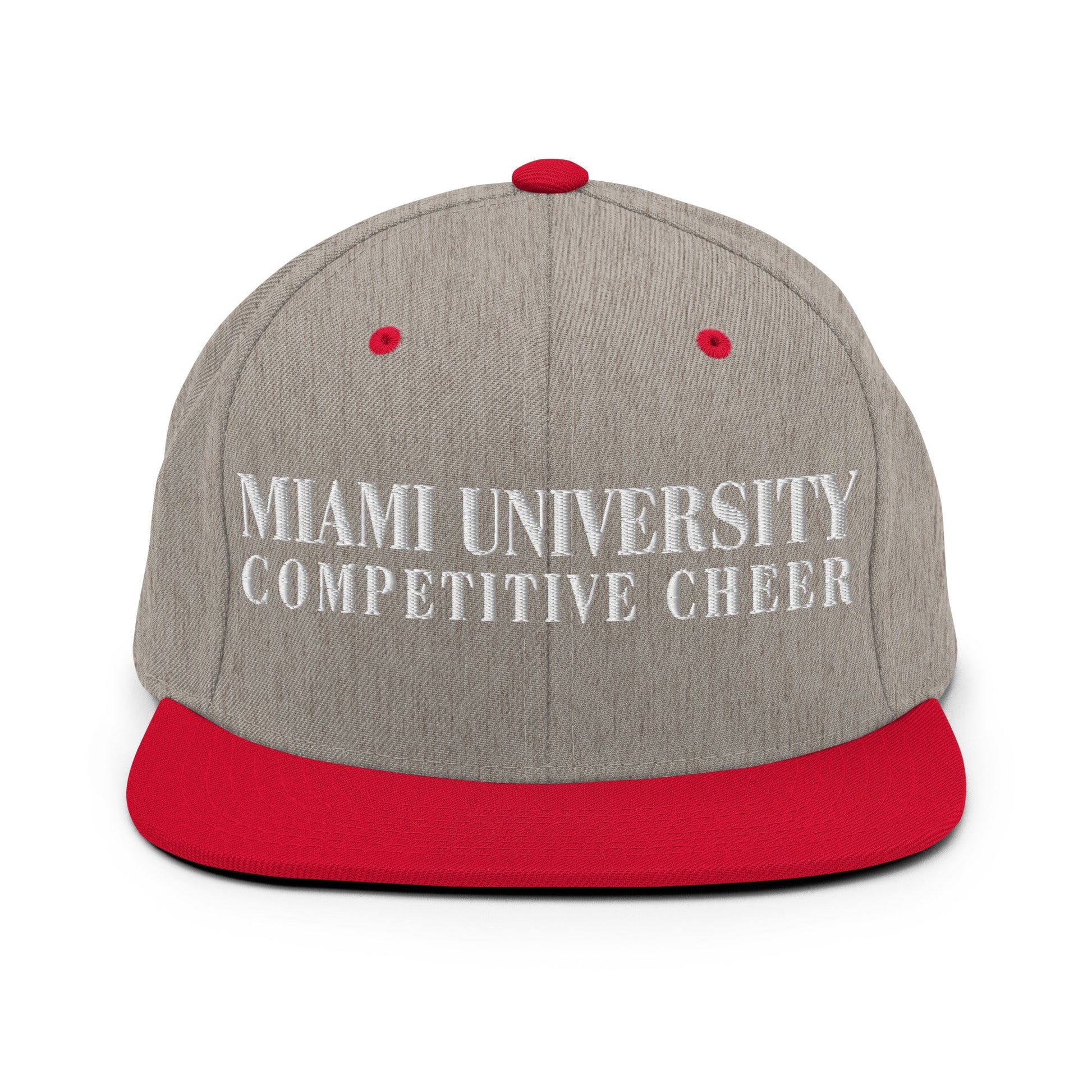 Snapback Hat | Miami University Competitive Cheer Team | Alt Logo 2