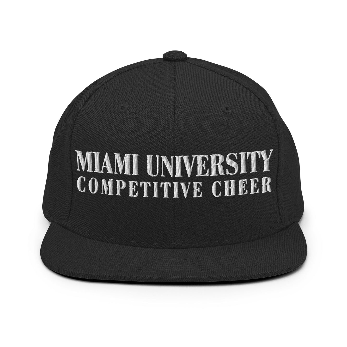 Snapback Hat | Miami University Competitive Cheer Team | Alt Logo 2