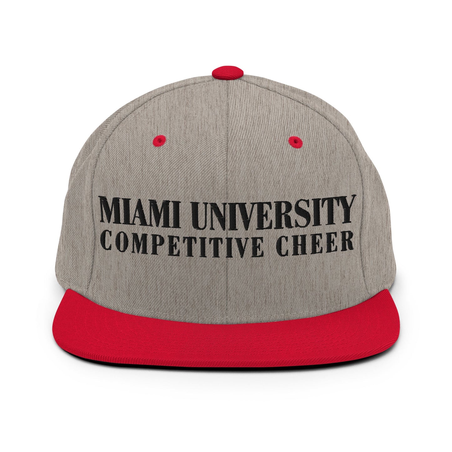 Snapback Hat | Miami University Competitive Cheer Team | Alt Logo