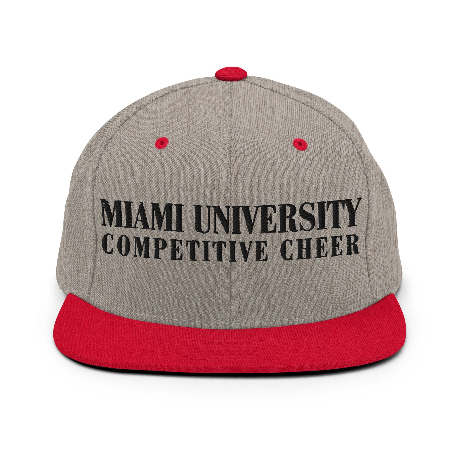 Snapback Hat | Miami University Competitive Cheer Team | Alt Logo