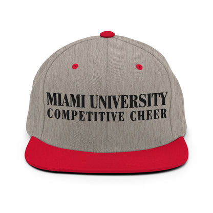 Snapback Hat | Miami University Competitive Cheer Team | Alt Logo