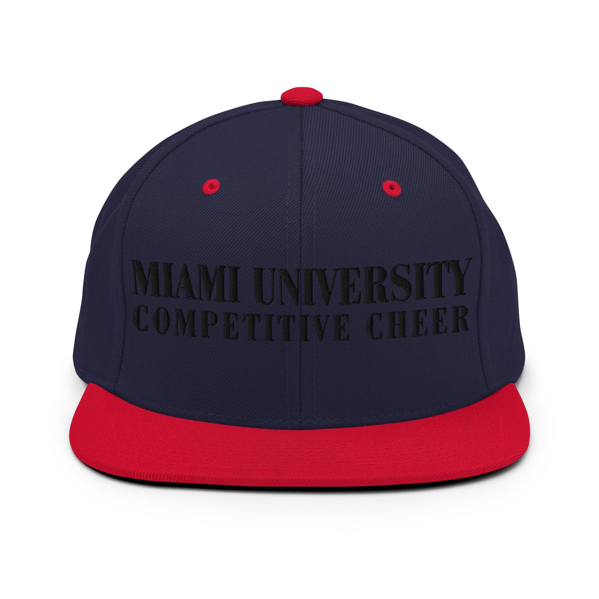 Snapback Hat | Miami University Competitive Cheer Team | Alt Logo