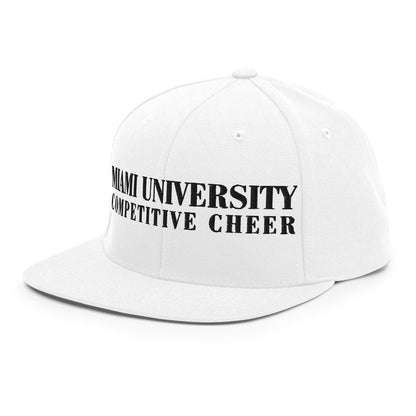 Snapback Hat | Miami University Competitive Cheer Team | Alt Logo