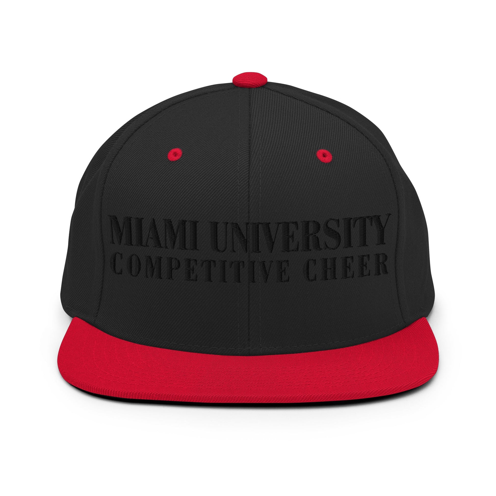 Snapback Hat | Miami University Competitive Cheer Team | Alt Logo