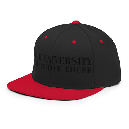 Snapback Hat | Miami University Competitive Cheer Team | Alt Logo